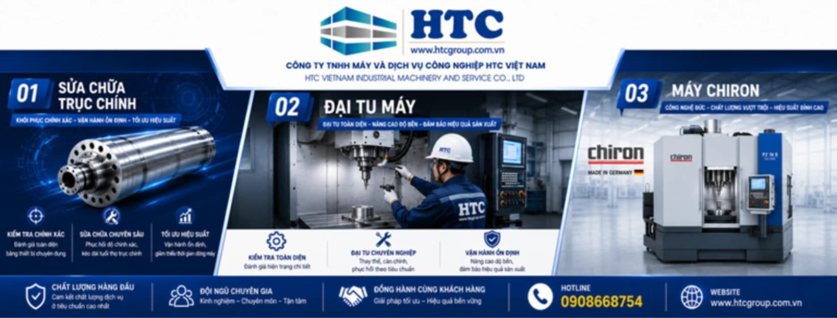 CÔNG TY TNHH MÁY VÀ DỊCH VỤ CÔNG NGHIỆP HTC VIỆT NAM
