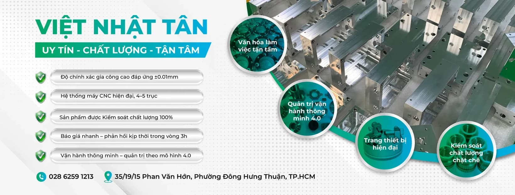 CÔNG TY TNHH CƠ KHÍ CHÍNH XÁC VIỆT NHẬT TÂN